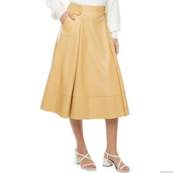 ryegrass Dresses & Skirts - Faux Leather Ryegrass Skirt